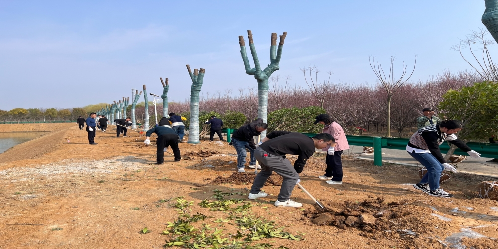 黨建引領(lǐng)共植綠 凝心聚力譜新篇 ——和合生態(tài)、德嘉置業(yè)黨支部赴小廟基地義務(wù)植樹